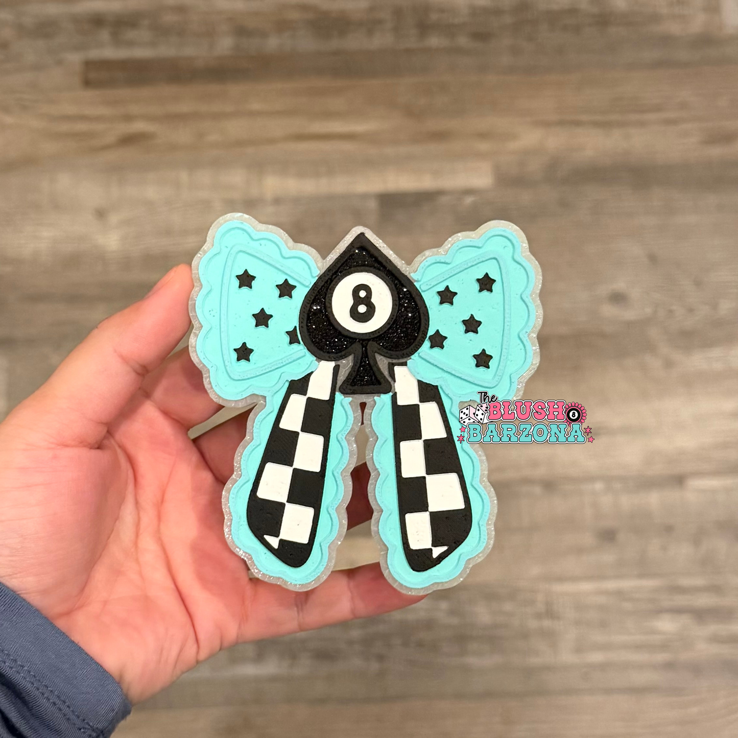8 Ball Spade Bow