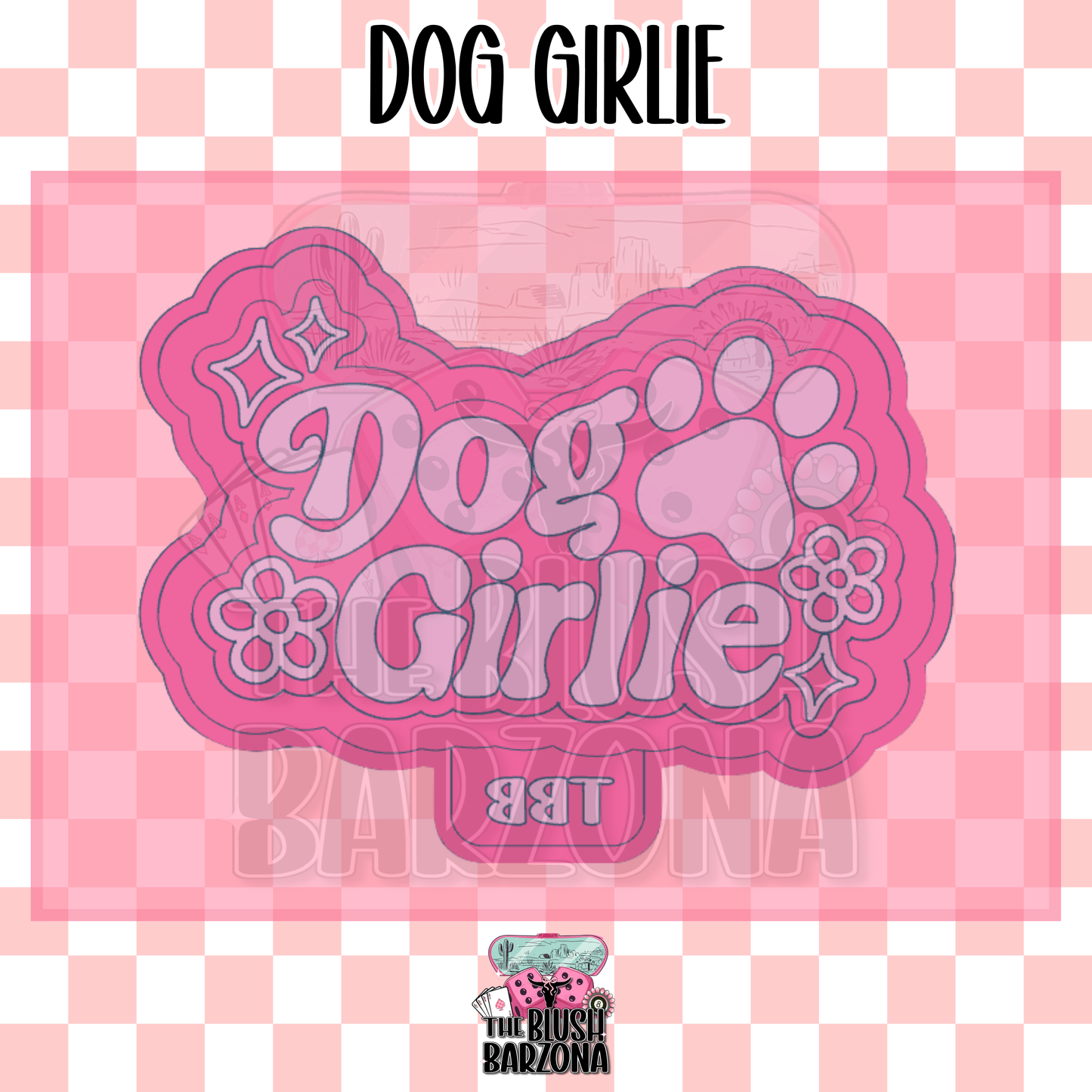Dog Girlie Freshie Mold