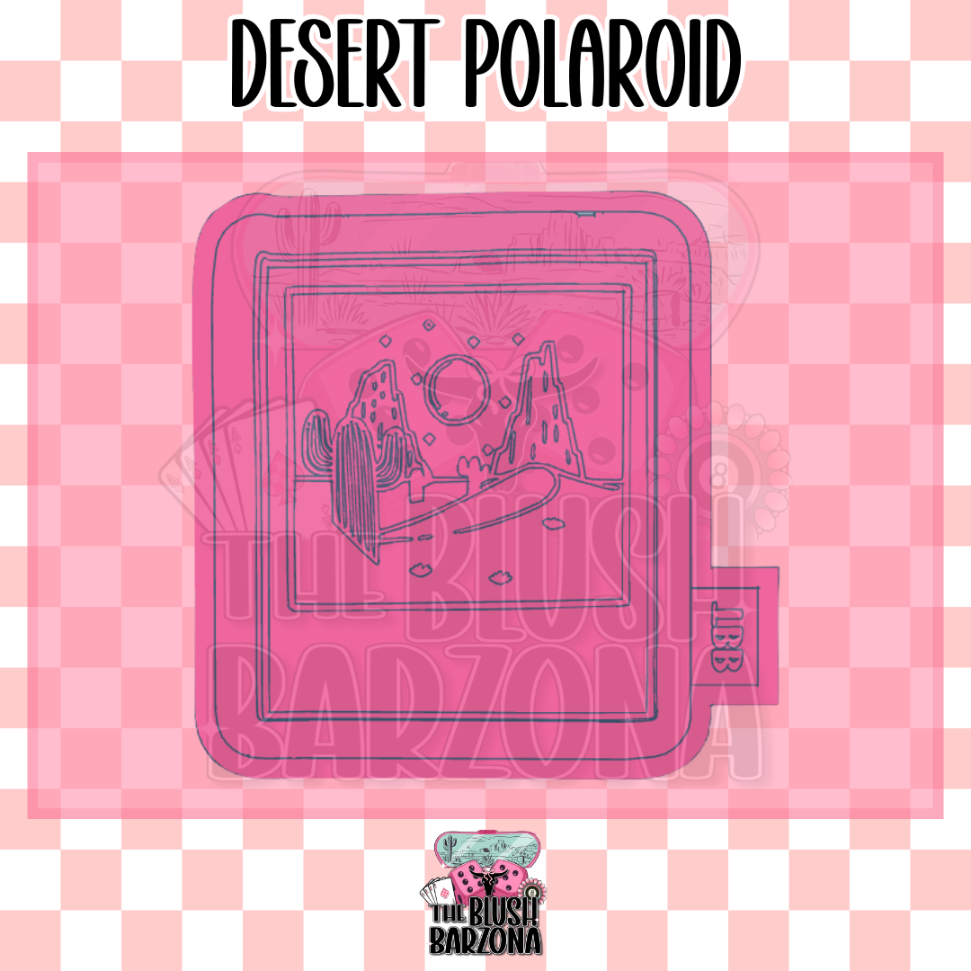 Desert Polaroid Freshie Mold