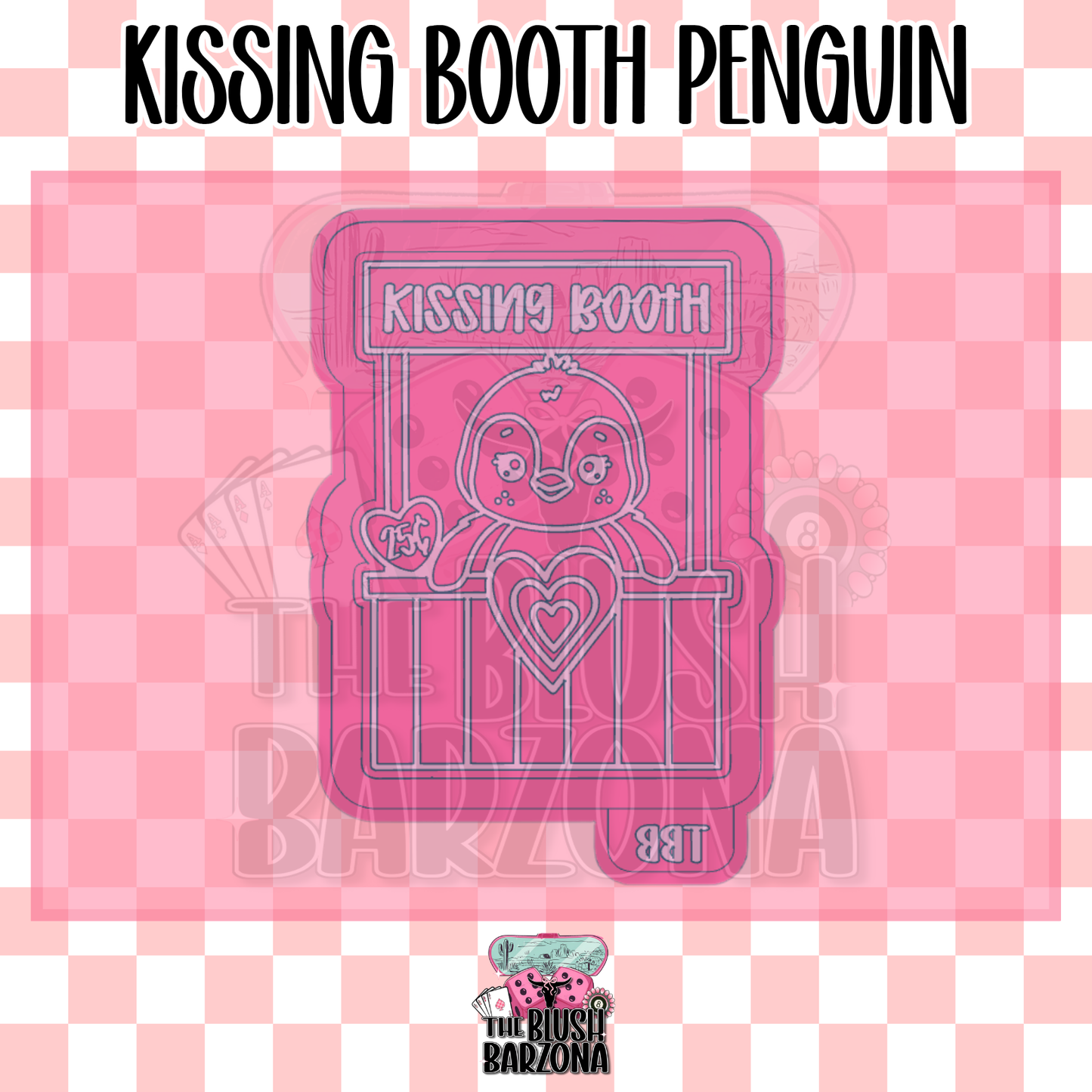 Kissing Booth Penguin Freshie Mold