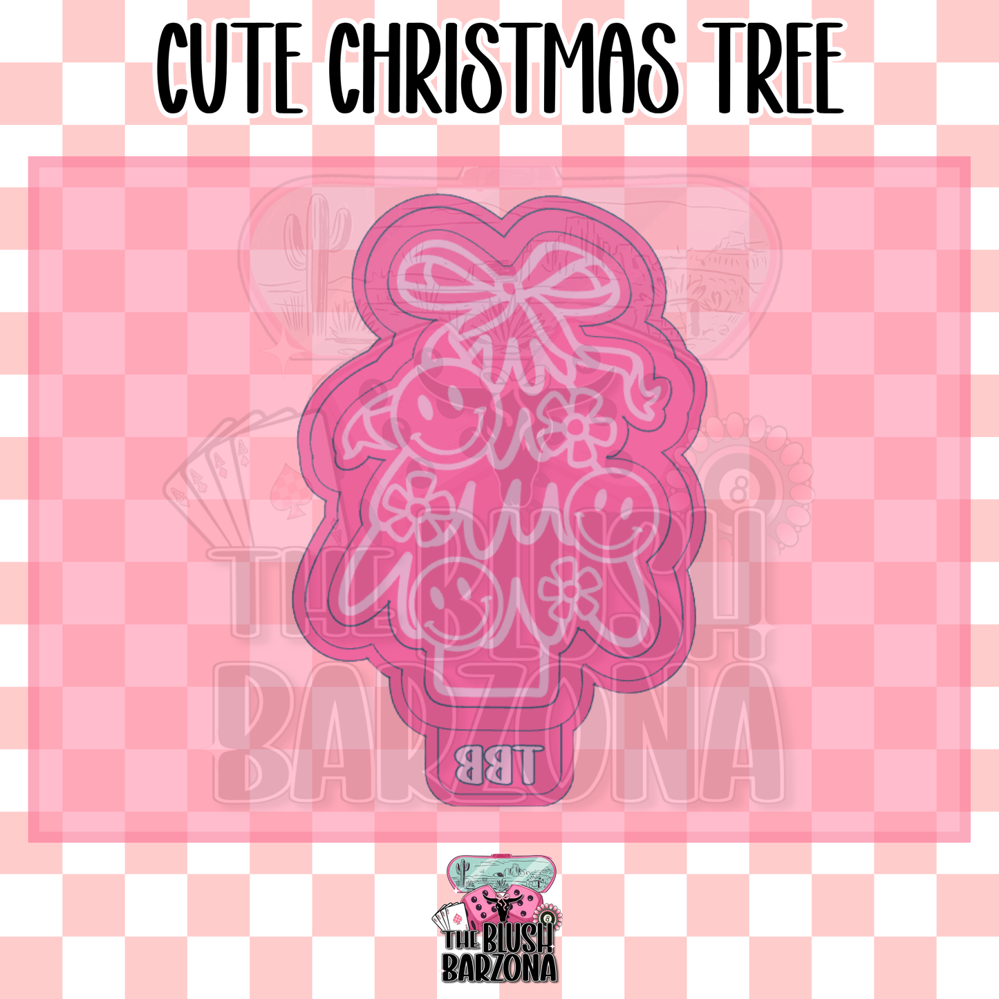 Cute Christmas Tree Freshie Mold