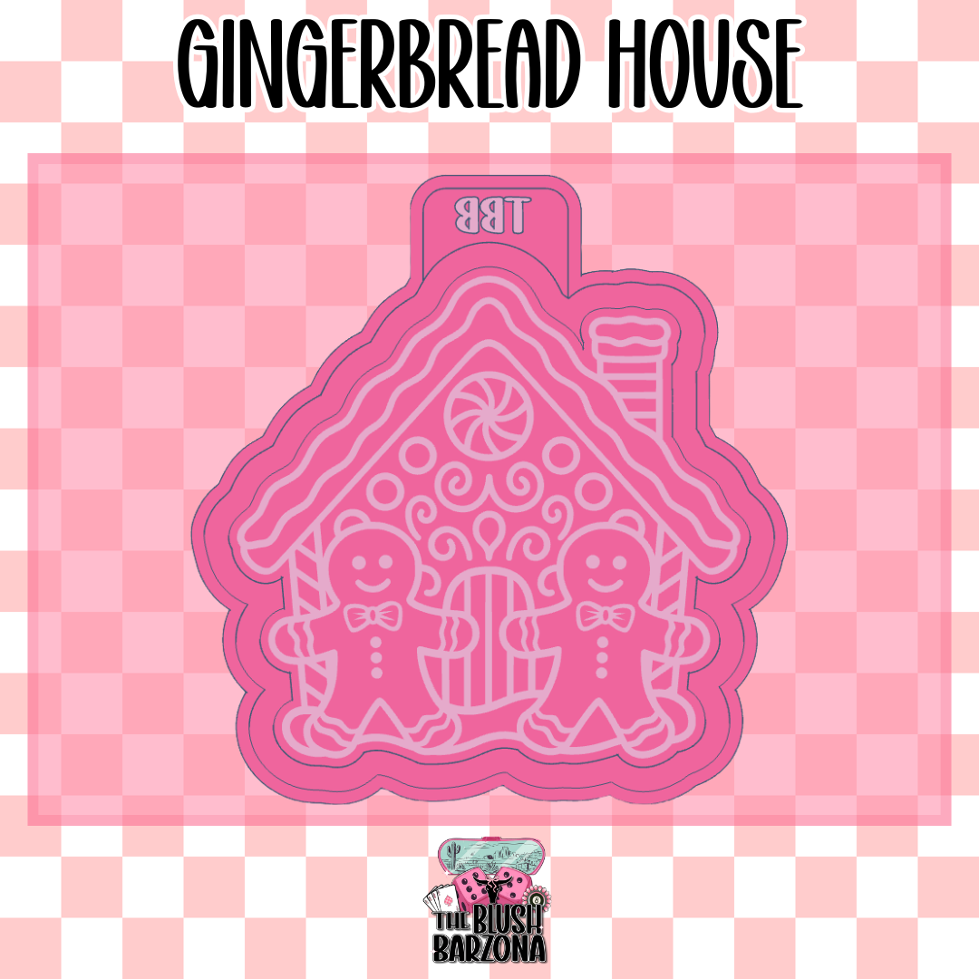 Gingerbread House Freshie Mold