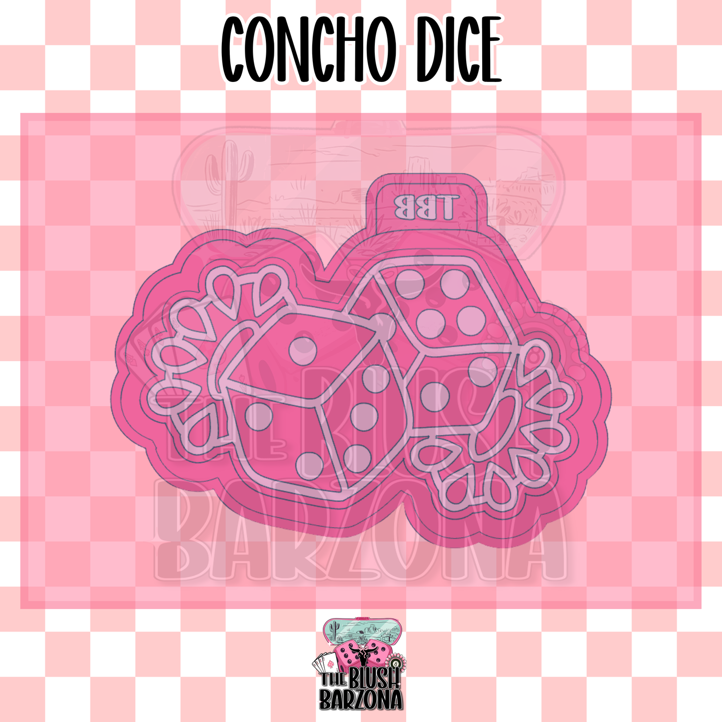 Concho Dice Freshie Mold