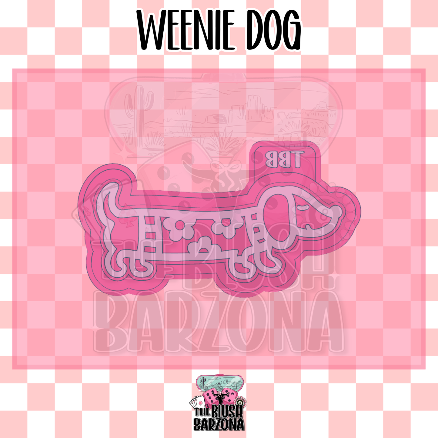 Weenie Dog Freshie Mold