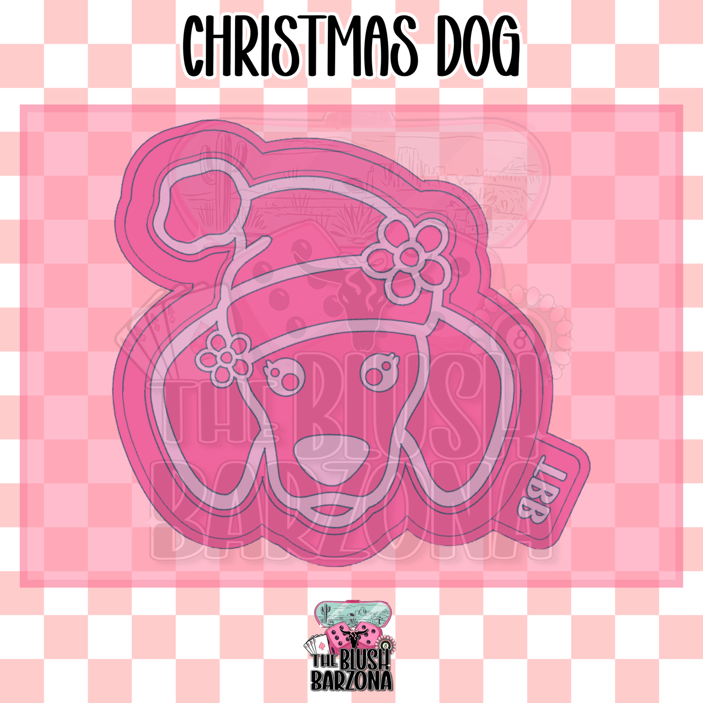 Christmas Dog Freshie Mold