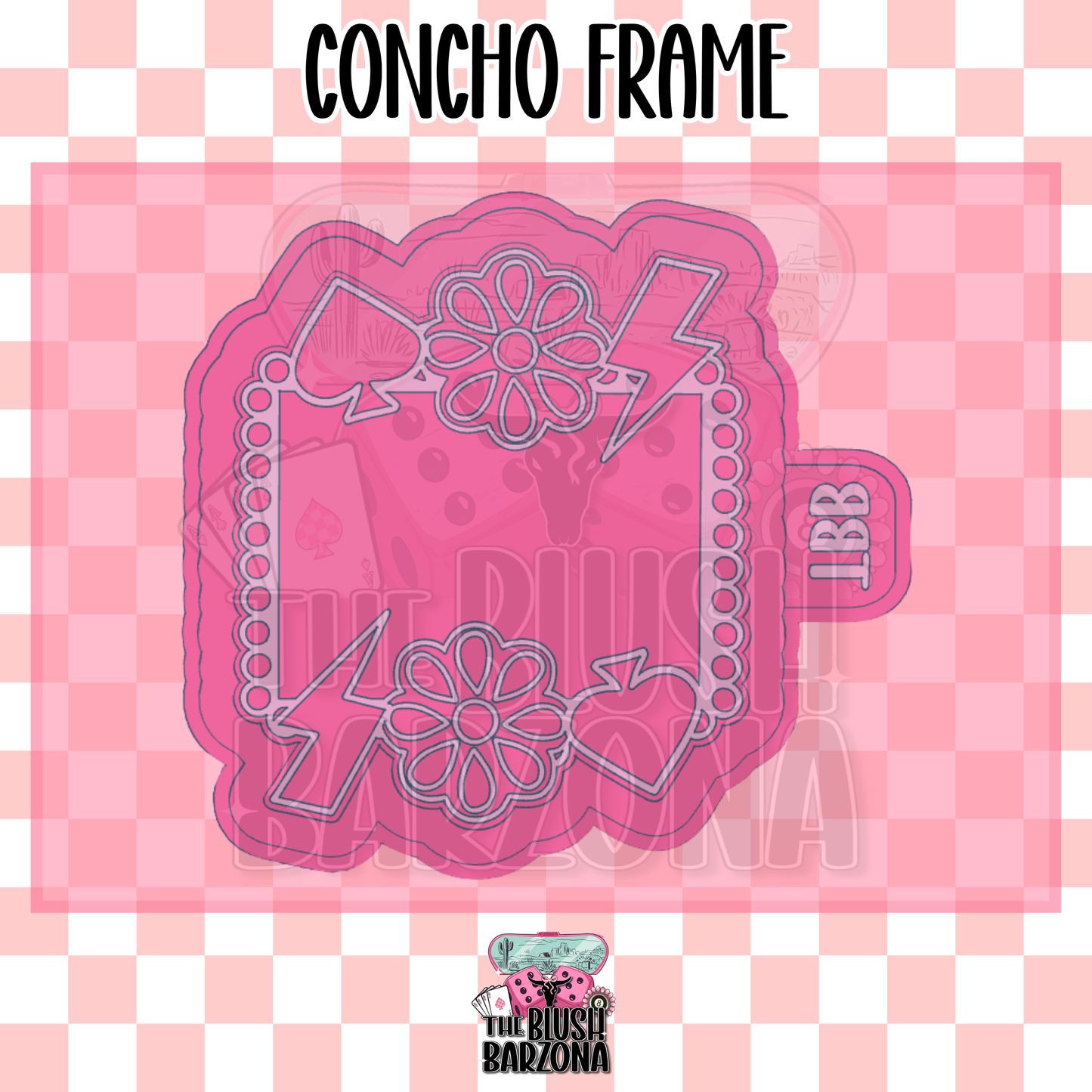 Concho Frame Freshie Mold