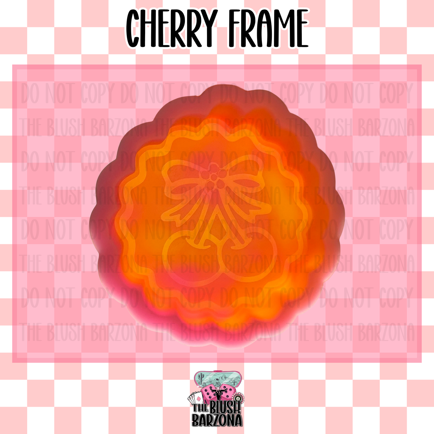 Cherry Frame Freshie Mold