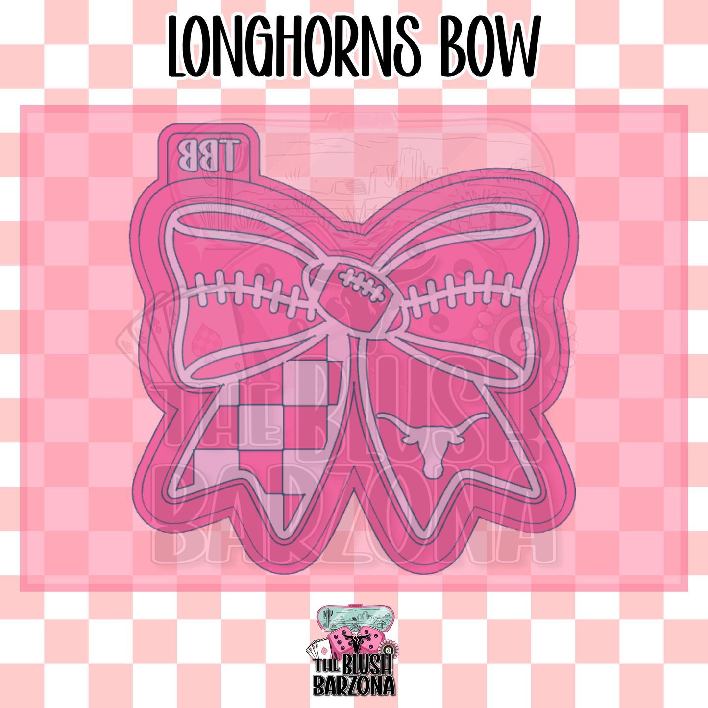Longhorns Bow Freshie Mold