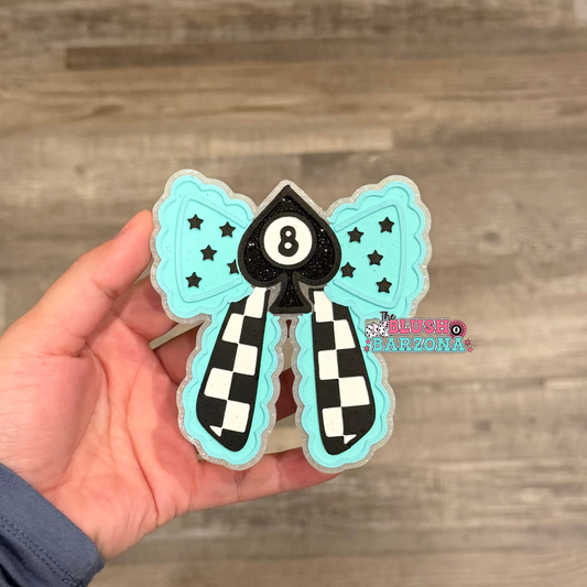 8 Ball Spade Bow