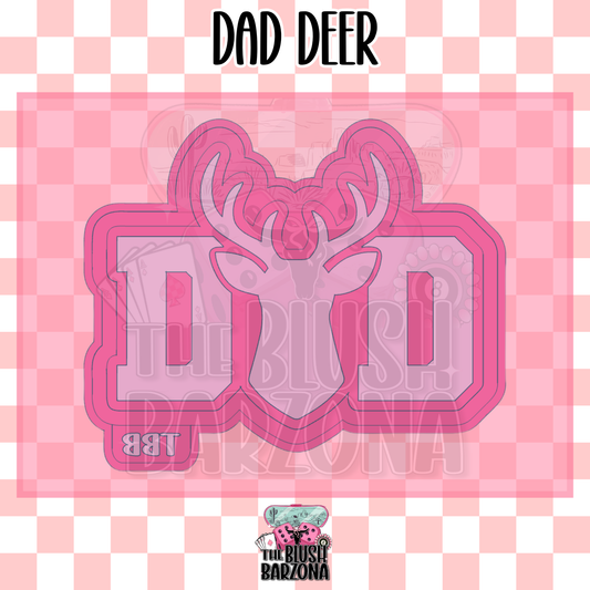 Dad Deer Freshie Mold