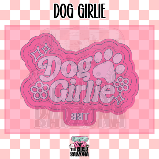 Dog Girlie Freshie Mold