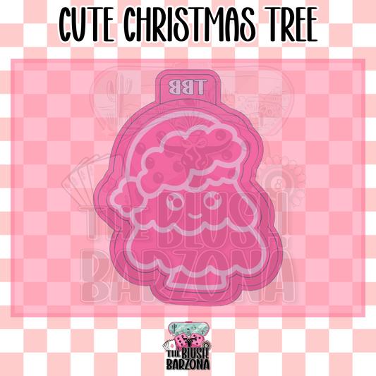 Cute Christmas Tree Freshie Mold