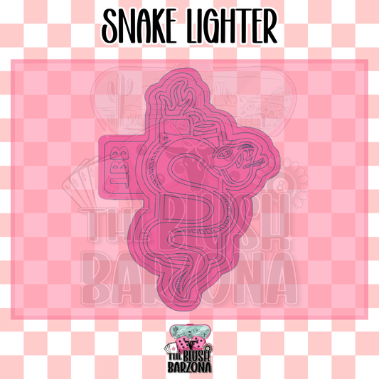 Snake Lighter Freshie Mold