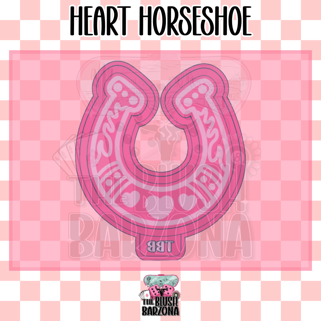Heart Horseshoe Freshie Mold