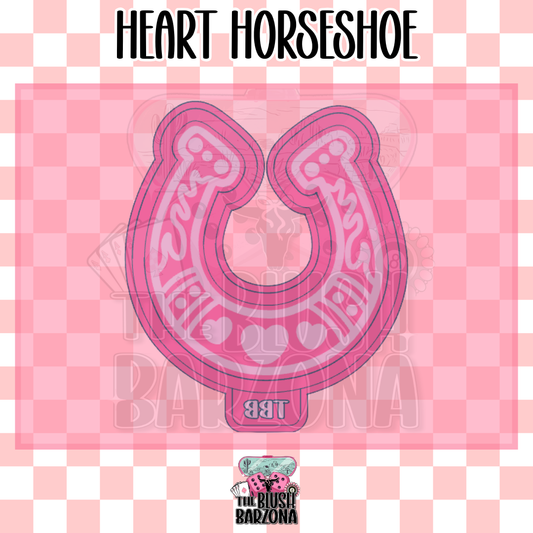 Heart Horseshoe Freshie Mold