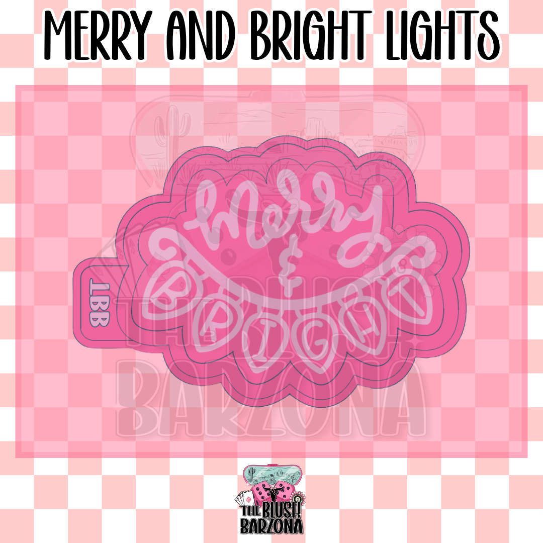 Merry And Bright Lights Freshie Mold