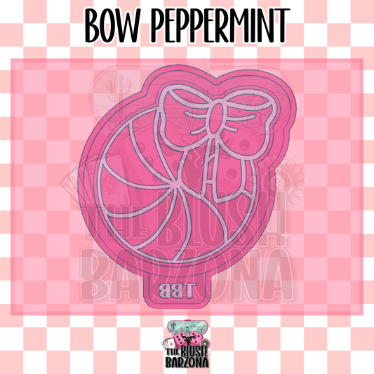 Bow Peppermint Freshie Mold