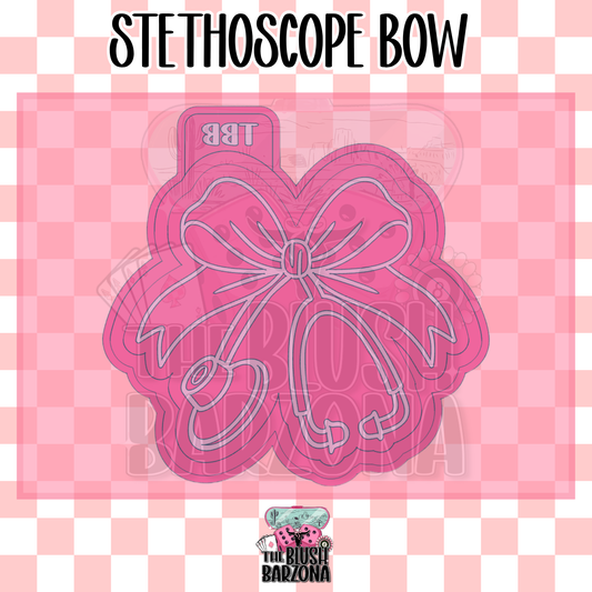 Bow Stethoscope Freshie Mold