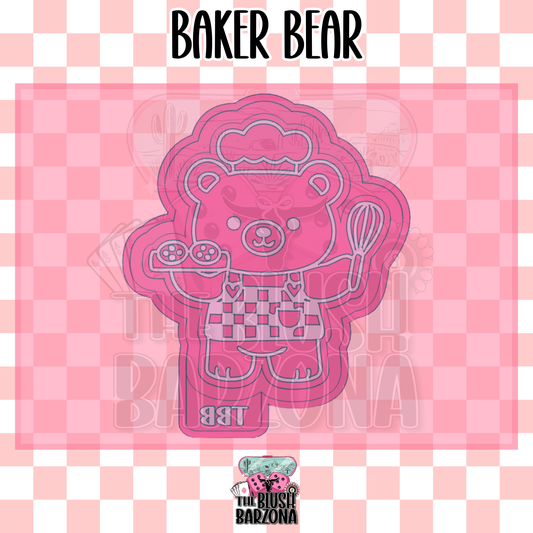 Baker Bear Freshie Mold