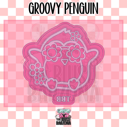 Groovy Penguin Freshie Mold
