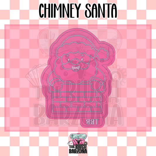 Chimney Santa Freshie Mold