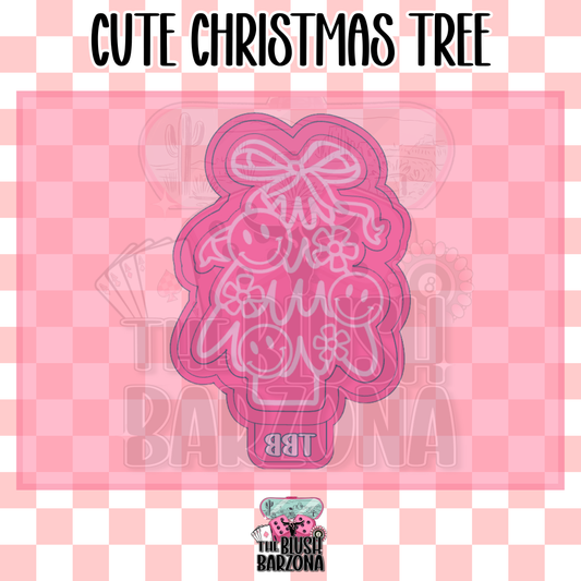 Cute Christmas Tree Freshie Mold