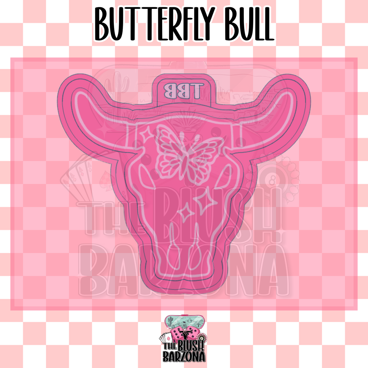 Butterfly Bull Freshie Mold