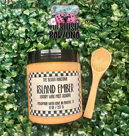 Luxury Wax Melt Scoops- Island Ember