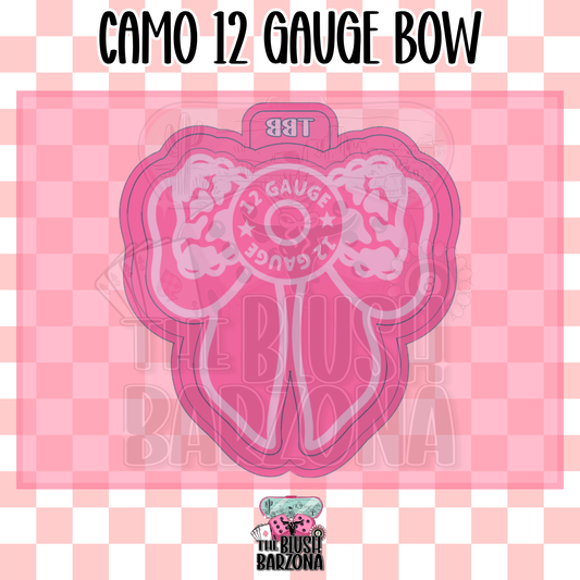 Camo 12 Gauge Bow Freshie Mold