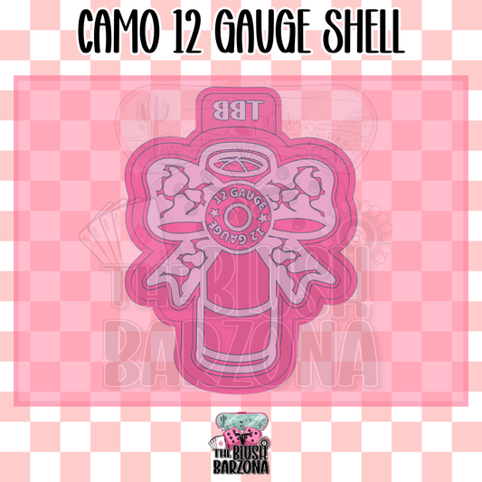 Camo 12 Gauge Shell Freshie Mold