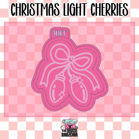 Christmas Light Cherries Freshie Mold
