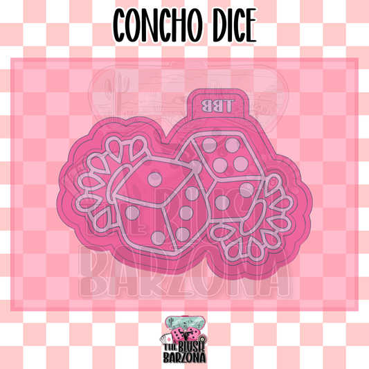 Concho Dice Freshie Mold