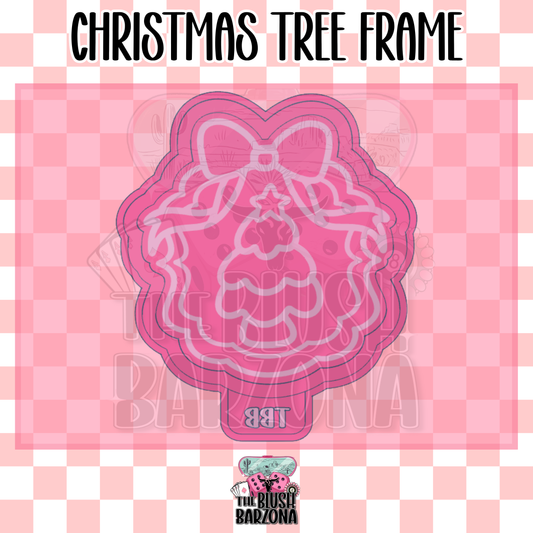 Christmas Tree Frame Freshie Mold