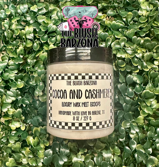 Luxury Wax Melt Scoops- Cocoa and Cashmere