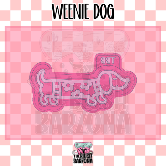 Weenie Dog Freshie Mold