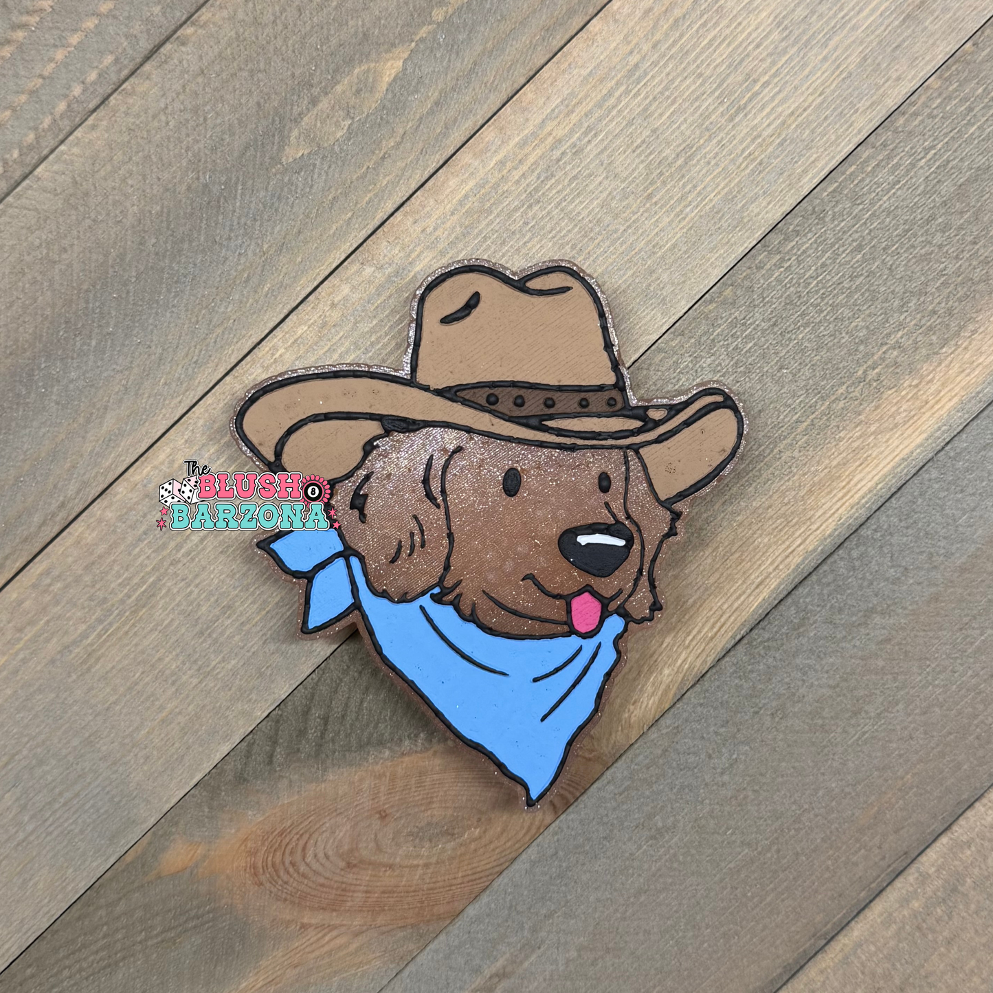Cowboy Golden Retriever