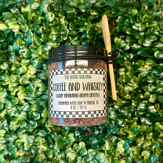 Luxury Himalayan Salt Scent Scoops- Coffee and Whiskey