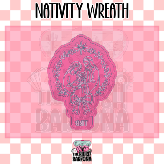 Nativity Wreath Freshie Mold