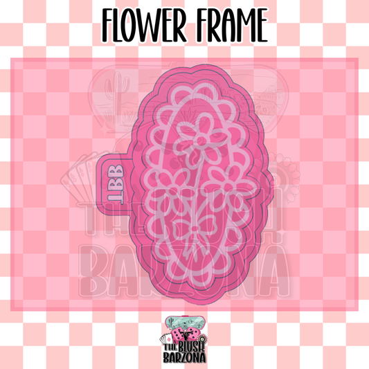 Flower Frame Freshie Mold