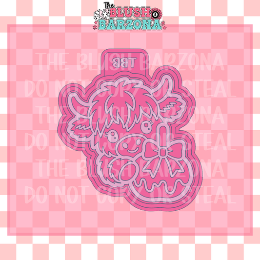Candy Apple Highland Freshie Mold