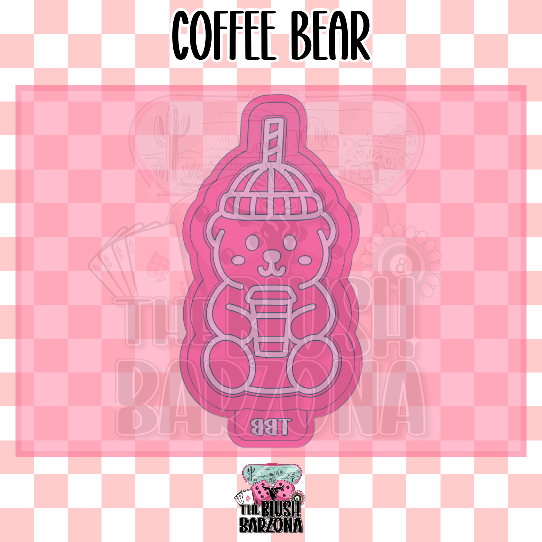 Coffee Bear Freshie Mold