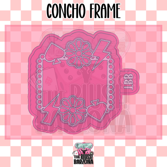 Concho Frame Freshie Mold
