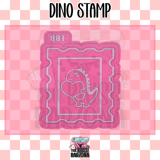 Dino Stamp Freshie Mold