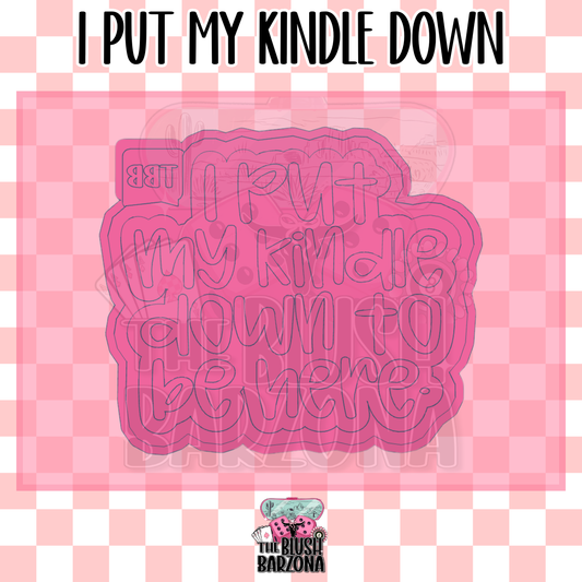 I Put My Kindle Down Freshie Mold