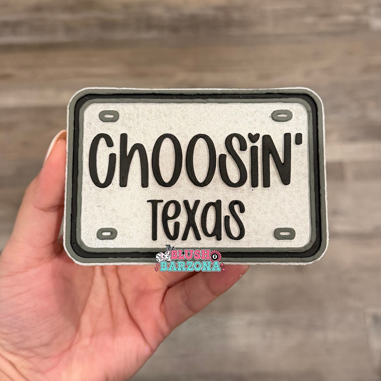 Choosin' Texas License Plate