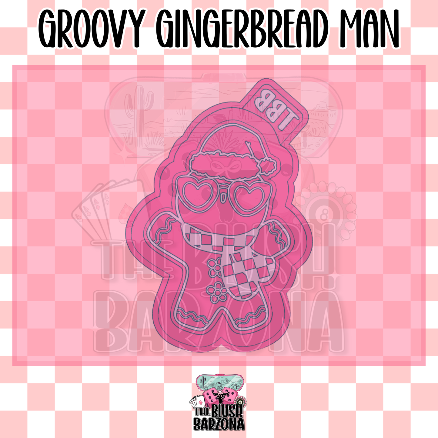 Groovy Gingerbread Man Freshie Mold