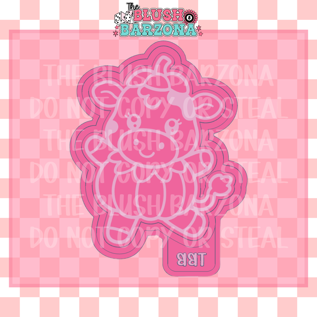 Pumpkin Cow Freshie Mold