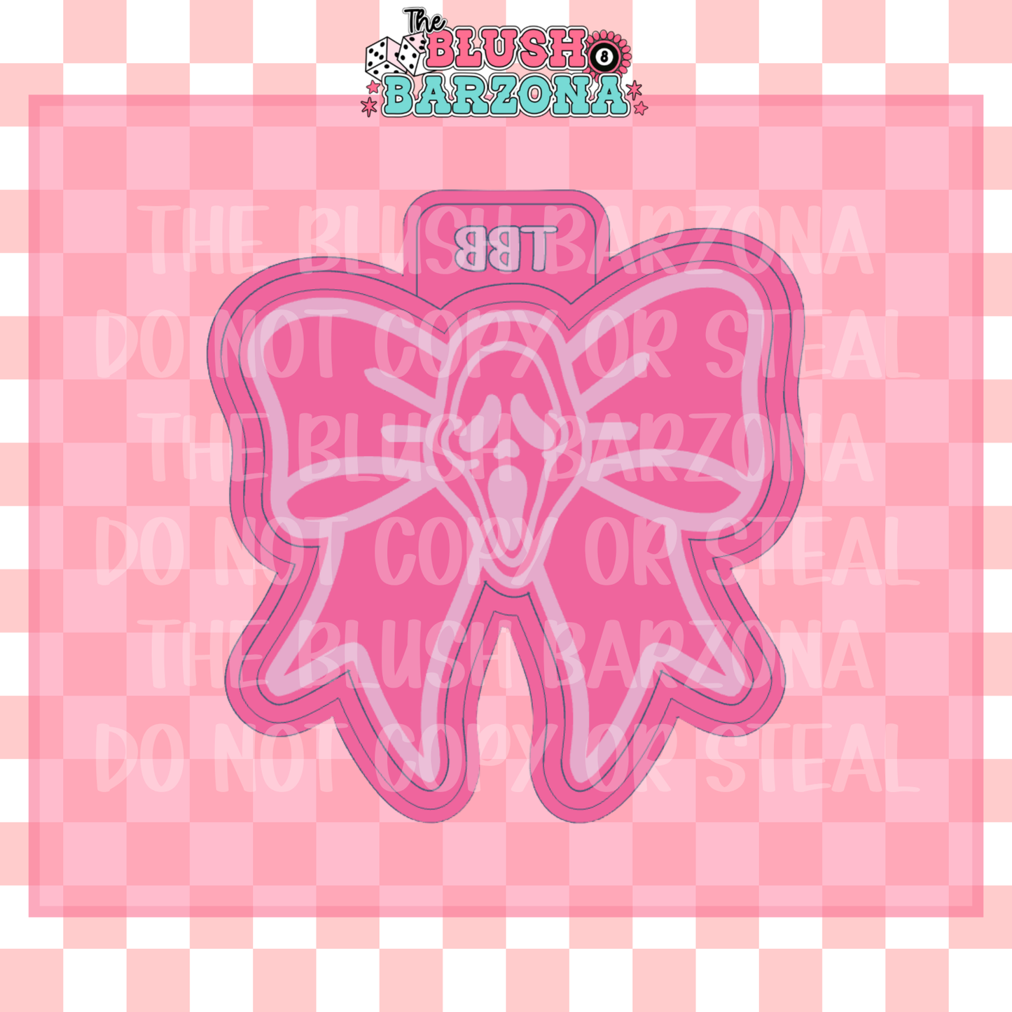 Scream Bow Freshie Mold