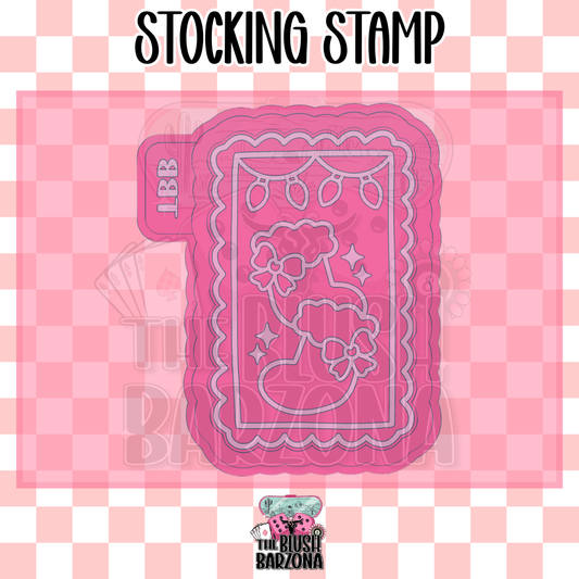 Stocking Stamp Freshie Mold