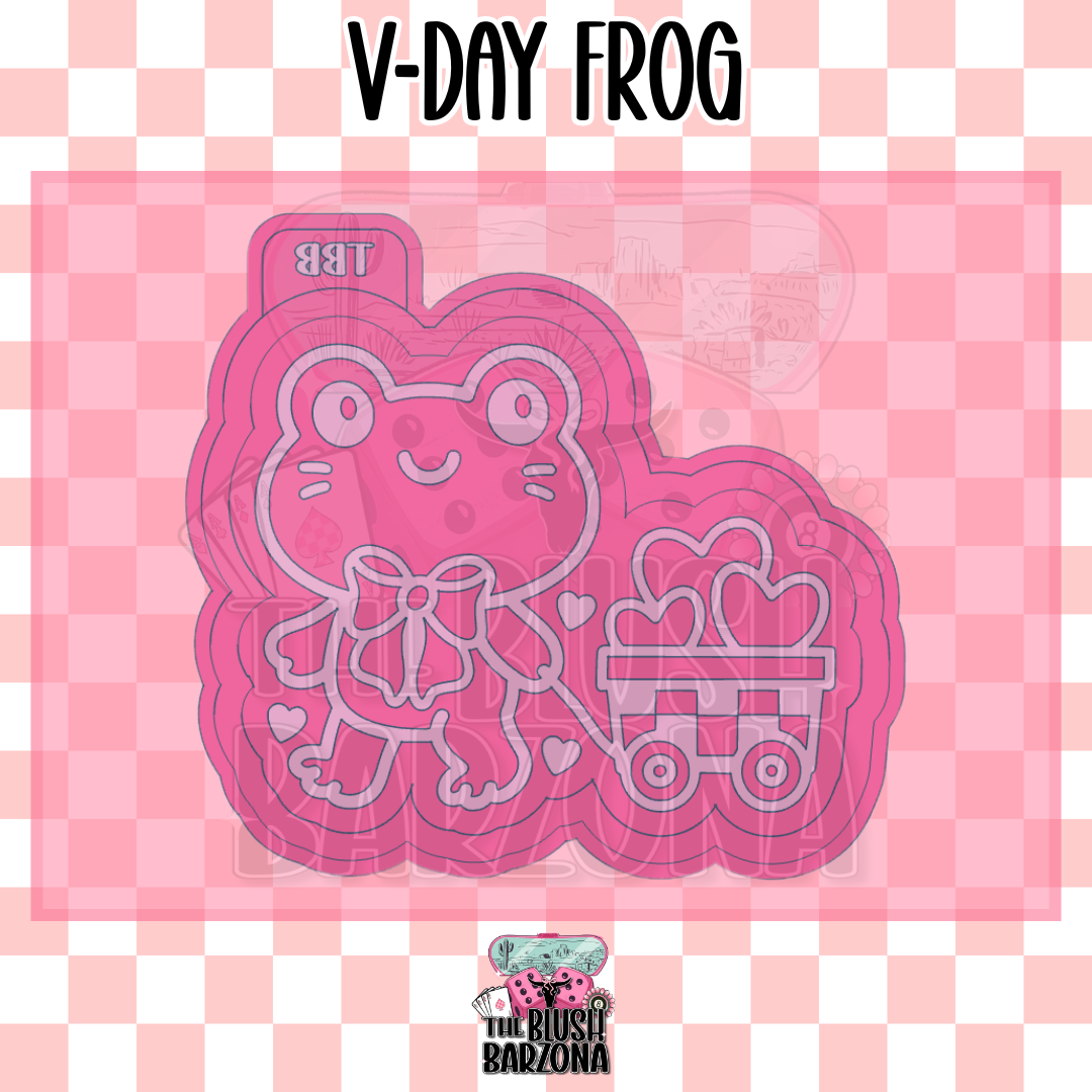 V-Day Frog Freshie Mold